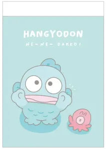 Sanrio Mini Memo Hey hey Hold me! Hangyodon