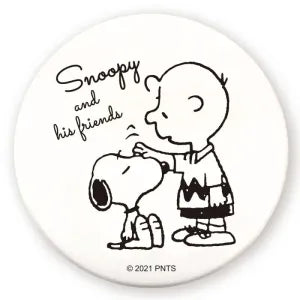 Snoopy Coloring Can Badge (Large) Charlie Brown
