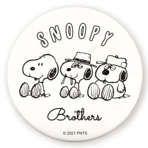Snoopy Coloring Can Badge (Large) Brothers