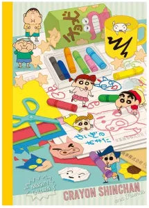 Crayon Shin-chan Ruled Line Notebook Drawing Friends