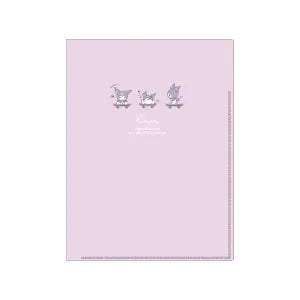 Sanrio Double-sided printed File with Pockets Kuromi