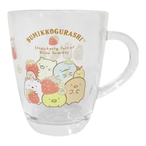 Acrylic cup with handle - Strawberry Fare