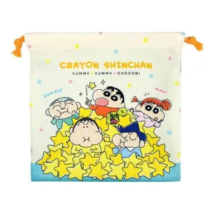 Flat drawstring- Full of Chocobi/friends