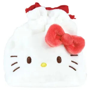 Sanrio Drawstring pouch with gusset - Hello Kitty