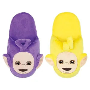 Teletubbies Plush Slippers - Tinky-Winky & Laa-Laa