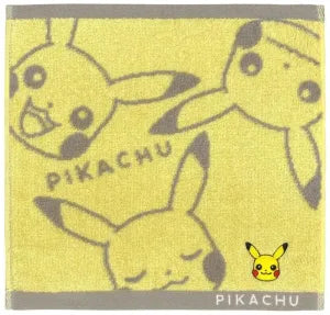 Pocket Monster Jacquard mini towel Pikachu