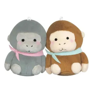 Two pcs plush keychain - Gorilla