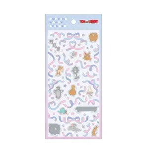 Popping party stickers