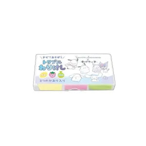 Triple kneeded erasers - Sanrio × Obakenu
