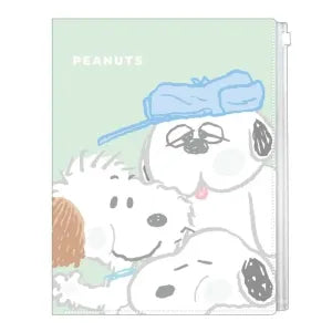 Snoopy 6P Plastic file folder - Mugyutto Brother