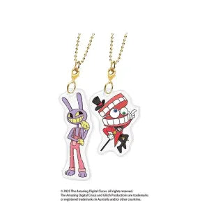 The Amazing Digital Circus Clear Pair Keyholder / Jax / Kane