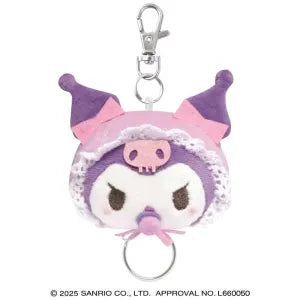 Sanrio Mascot Reel Keychain / Kuromi / Baby