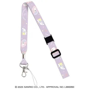 Sanrio Characters Neck Strap / Baby / Purple