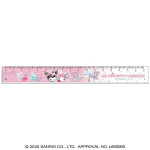 Slim 17cm Ruler / My Melody Kuromi / Unicorn