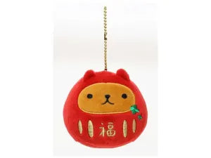 Fukudaruma-an Capybara-san Akadaruma Mascot