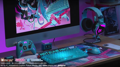 Moeyu: Hatsune Miku Gaming Heart Series Mouse Pad-Moeyu-Makochan.store