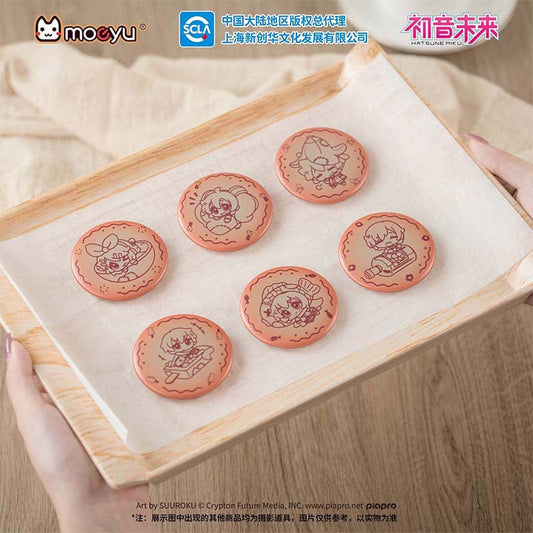 Moeyu: Hatsune Miku AMU series embossed biscuit badge - Kanako.store