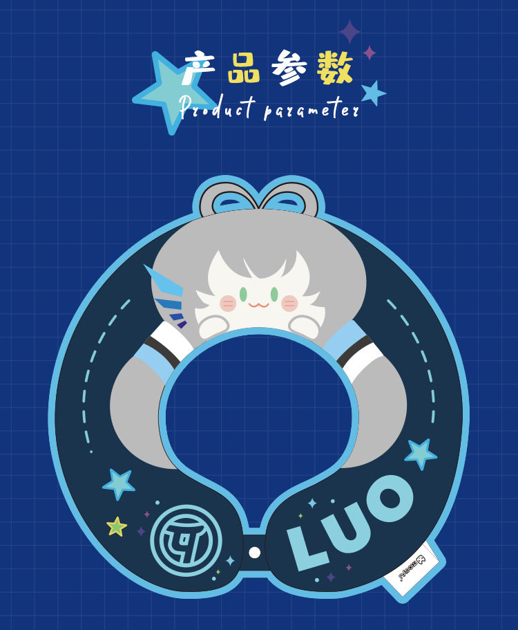 Moeyu: Vsinger: Luo Tianyi: Plush U-Shaped Pillow - Kanako.store