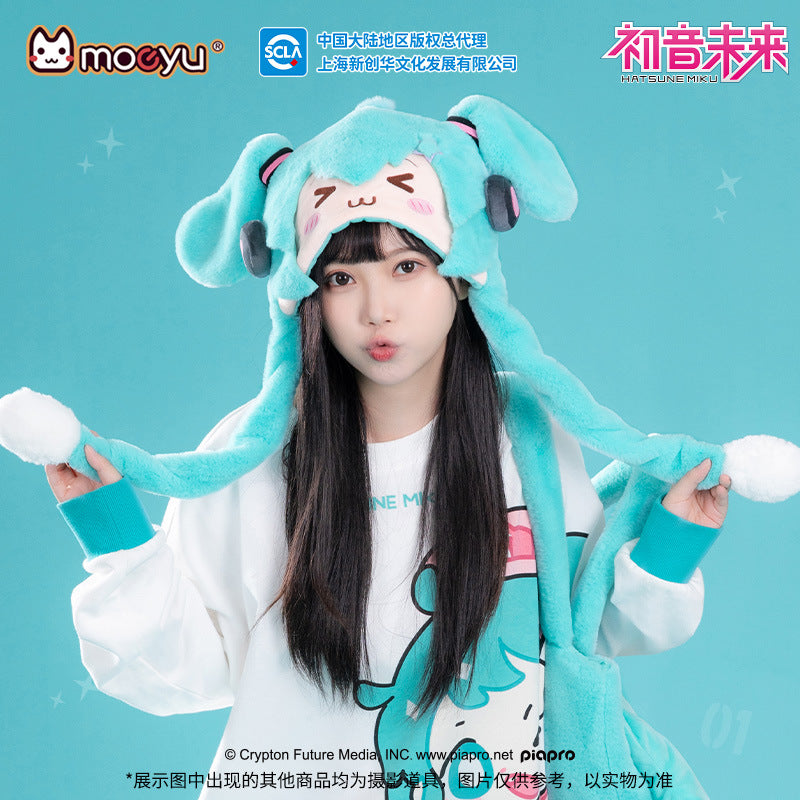 Moeyu Hatsune Miku Squinty Eyes Series Movable Plush Ha-Moeyu-Makochan.store