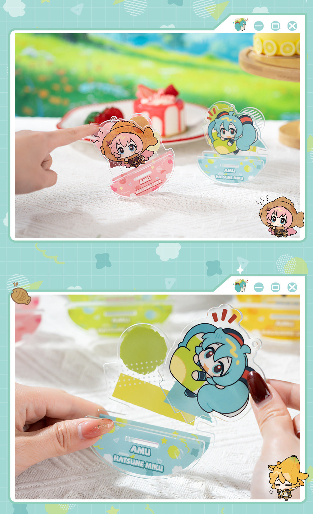 Moeyu: Hatsune Miku  AMU series acrylic rocking music (Blindbox) - Kanako.store