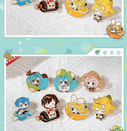 Moeyu: Hatsune Miku AMU Series Metal Enamel Brooch (Blind Box) - Kanako.store
