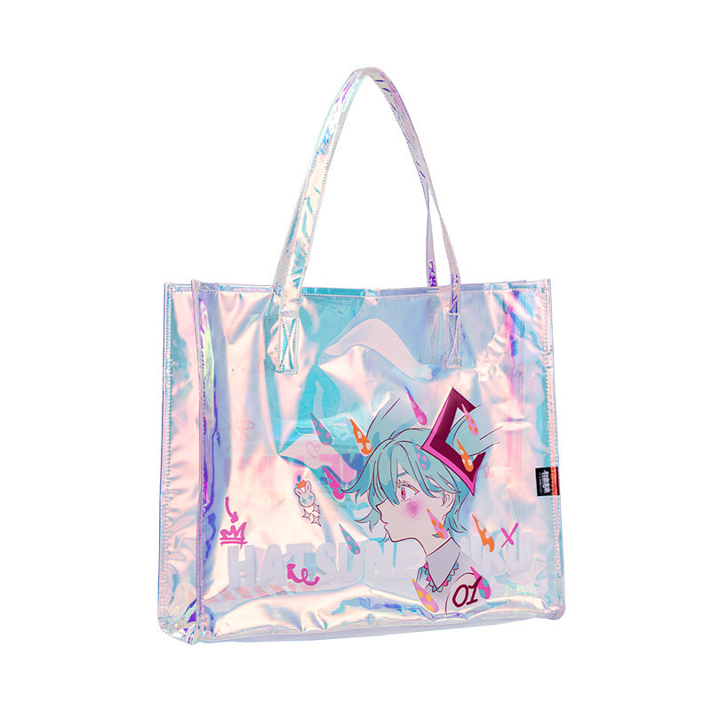 Moeyu:  Hatsune Miku Radio Invasion Series Laser Shoulder Bag - Kanako.store