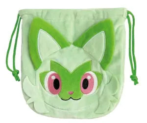 Pokémon Plush Drawstring Pouch - Sprigatito