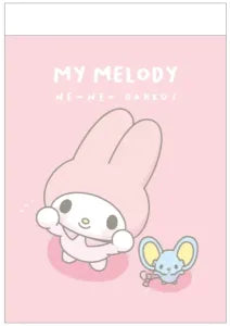 Sanrio Mini Memo Hey hey Hold me! My Melody
