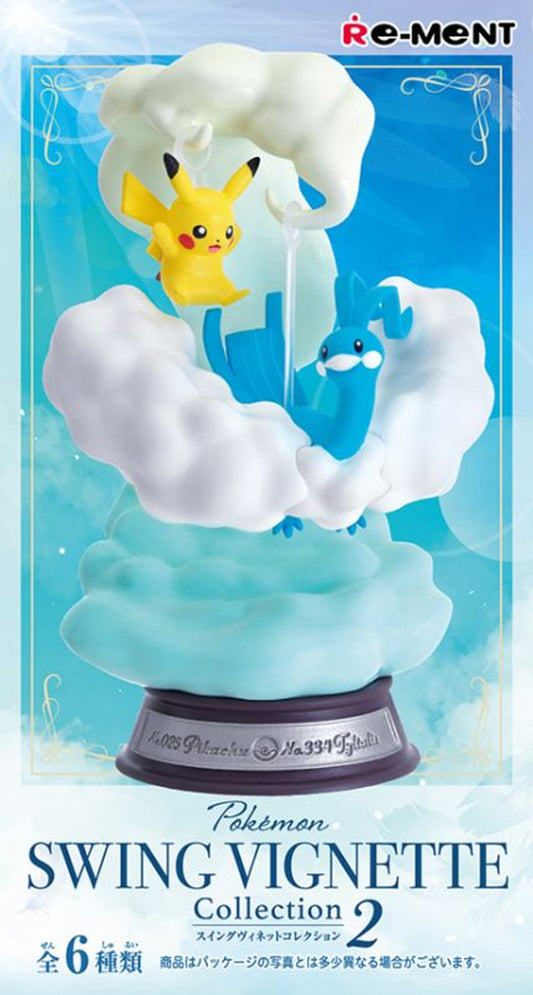 Re-ment Pokémon Swing Vignette Collection Vol.2 6pcs Complete Box