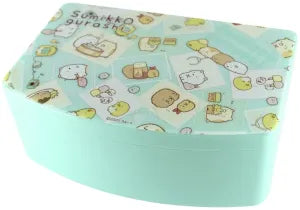 Sumikkogurashi 2-tier Mirror Box Mint