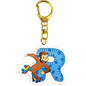 Initial acrylic key chain - R