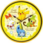 Pokemon Index Wall Clock Happy