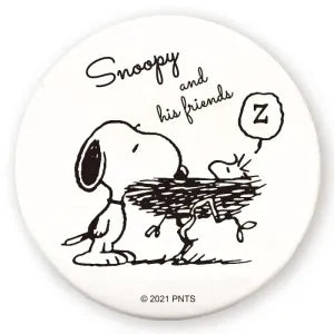 Snoopy Coloring Can Badge (Large) Woodstock