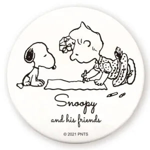 Snoopy Coloring Can Badge (Large) Sally