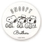 Snoopy Coloring Can Badge (Large) Brothers