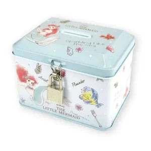 Bank in a can with a key Fluffy / Ariel