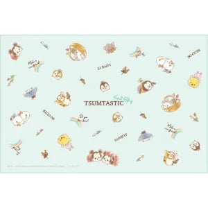 Disney Wide Lunch Cloth Fluffy / Tsum Tsum