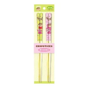 Pair bamboo chopsticks (21cm) - Chocobi