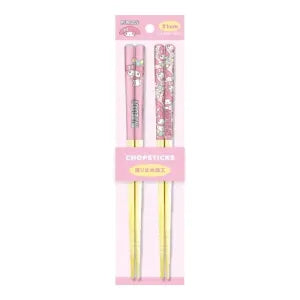 Sanrio Pair of Bamboo chopsticks (21cm) / My Melody