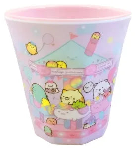Sumikkogurashi Melamine cup Tapioca Merry-go-round Pink