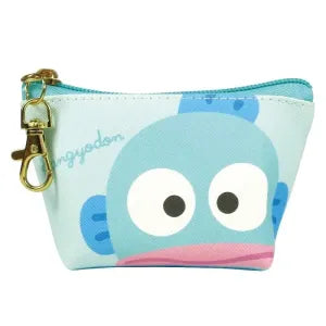 Sanrio Triangle Mini Pouch Face close up / Hangyodon