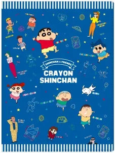 Crayon Shin-chan 6P Clear File Holder with Hard Cover Friends