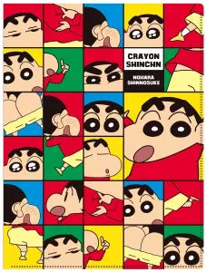 Crayon Shin-chan 6P Clear File Holder with Hard Cover Block
