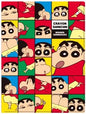 Crayon Shin-chan 6P Clear File Holder with Hard Cover Block