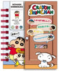 Crayon Shin-chan Mini Ring Binder Memo with a Magnet Nohara Family