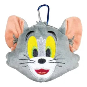 Plush fastener mascot with carabiner - Tom