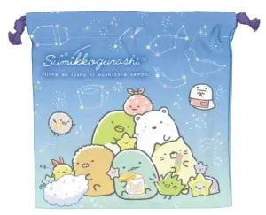 Sumikkogurashi ”Kinchaku” Pouch Strolling under stars