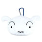 Mini plush mascot with carabiner - Shiro