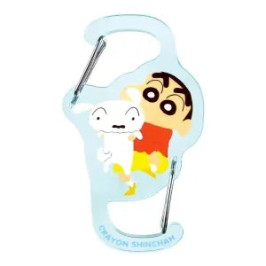 Twin carabiner holder - Shin-chan and Shiro