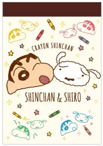 Crayon Shin-chan Mini Memo Shin-chan & Shiro
